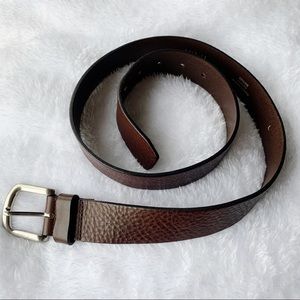 Brown Leather Belt Canadian Made 42”